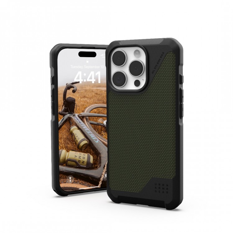 Θήκη UAG Metropolis MagSafe LT Kevlar για Apple iPhone 16 PRO ΜΑΧ 6.9 2024 - ΠΡΑΣΙΝΟ ΧΑΚΙ Kevlar - 114453113972