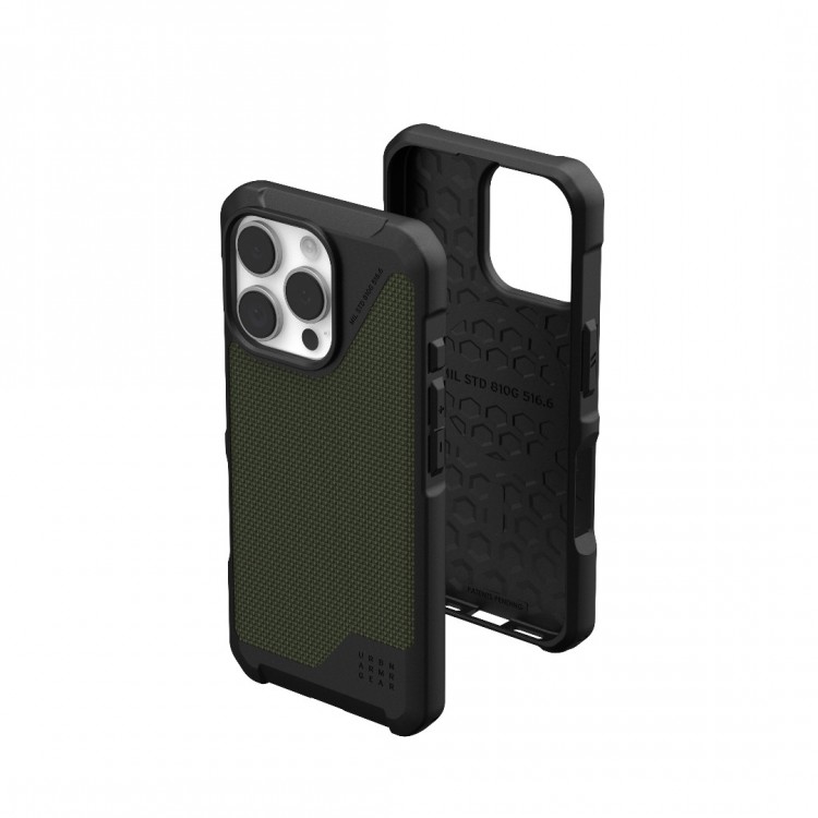 Θήκη UAG Metropolis MagSafe LT Kevlar για Apple iPhone 16 PRO ΜΑΧ 6.9 2024 - ΠΡΑΣΙΝΟ ΧΑΚΙ Kevlar - 114453113972