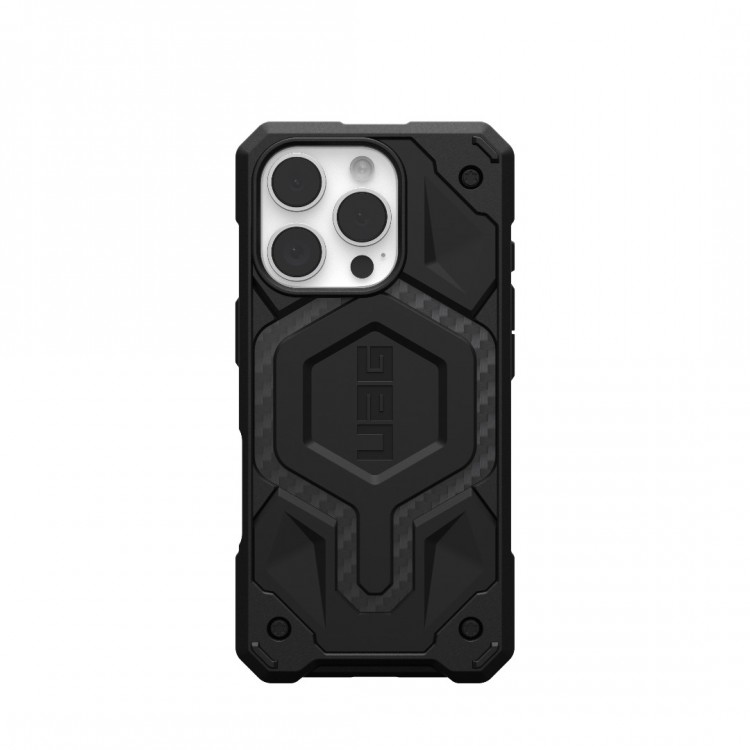 Θήκη UAG MONARCH Pro MagSafe για Apple iPhone 16 Pro 6.3 2024 - Carbon Fiber ΜΑΥΡΟ - 114456114242