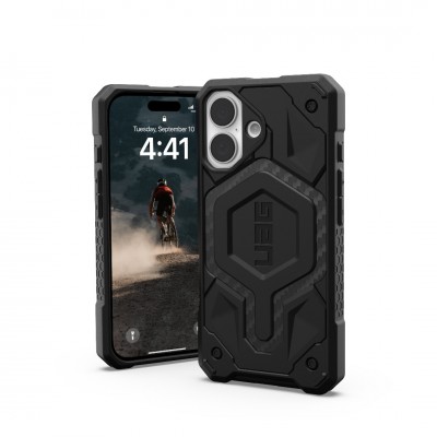 Θήκη UAG MONARCH Pro MagSafe για Apple iPhone 16 6.1 2024 - Carbon Fiber ΜΑΥΡΟ - 114458114242