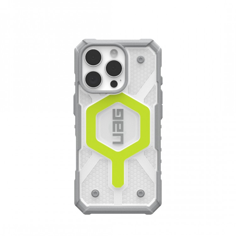 Θήκη UAG pathfinder Clear MagSafe για Apple iPhone 16 PRO 6.3 2024 , με Lanyard - Active Neon - 1144641BV01