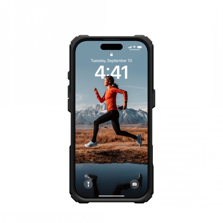 Θήκη UAG Plasma XTE MAGSAFE MS Kickstand με ενσωματωμένη βάση για APPLE iPhone 16 Pro Max 6.9 2024 - ΜΑΥΡΟ ΠΟΡΤΟΚΑΛΙ - 114475114097