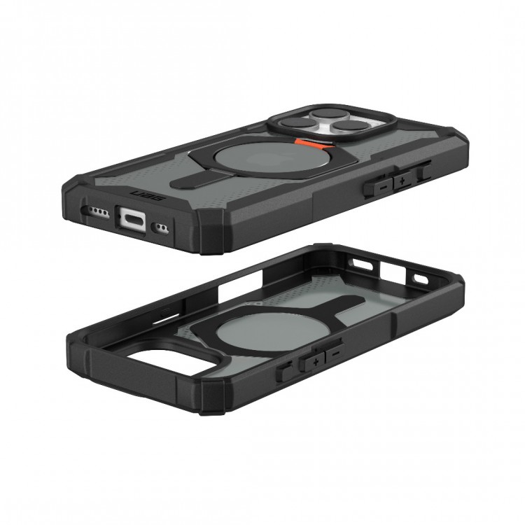 Θήκη UAG Plasma XTE MAGSAFE MS Kickstand με ενσωματωμένη βάση για APPLE iPhone 16 Pro Max 6.9 2024 - ΜΑΥΡΟ ΠΟΡΤΟΚΑΛΙ - 114475114097