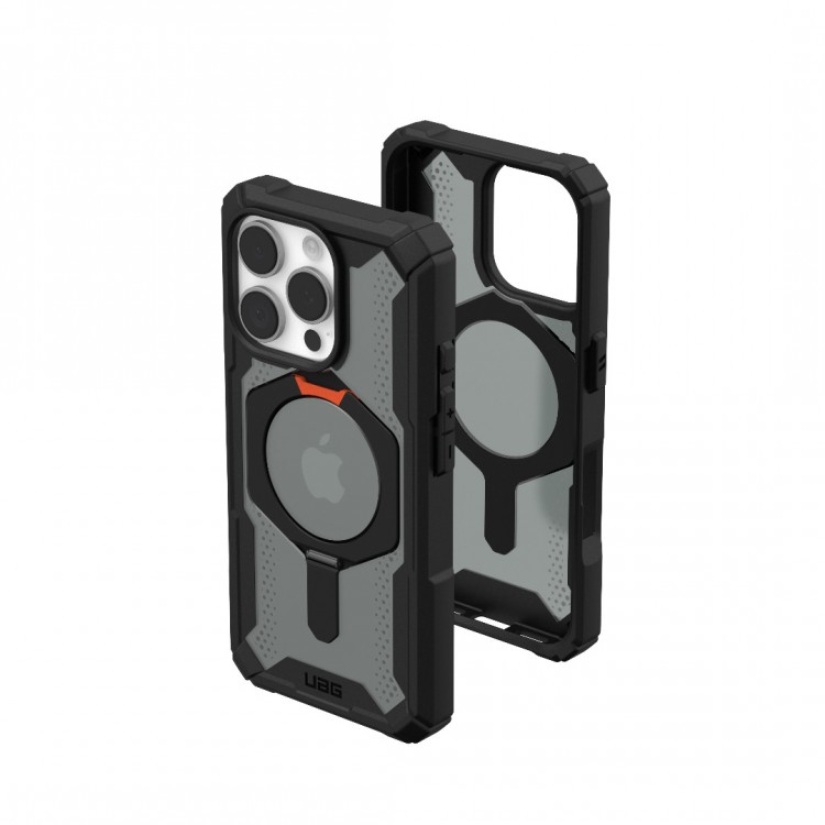 Θήκη UAG Plasma XTE MAGSAFE MS Kickstand με ενσωματωμένη βάση για APPLE iPhone 16 Pro Max 6.9 2024 - ΜΑΥΡΟ ΠΟΡΤΟΚΑΛΙ - 114475114097