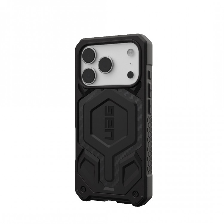 Θήκη UAG MONARCH Pro MagSafe για Apple iPhone 17 Pro 6.3 5G 2025 - Carbon Fiber ΜΑΥΡΟ - 114513114242