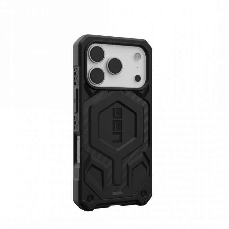 Θήκη UAG MONARCH Pro MagSafe για Apple iPhone 17 Pro 6.3 5G 2025 - Carbon Fiber ΜΑΥΡΟ - 114513114242