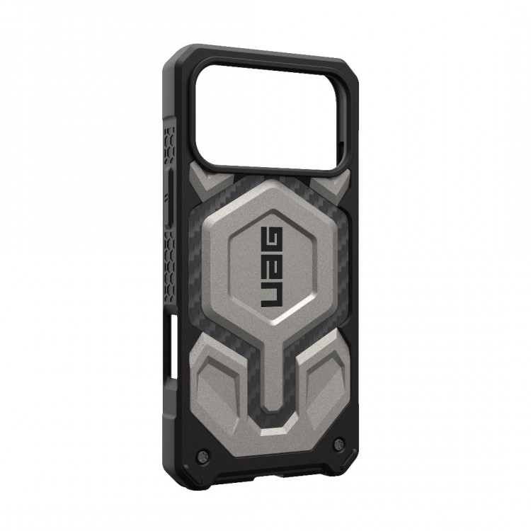 Θήκη UAG MONARCH Pro MagSafe για Apple iPhone 17 Pro 6.3 2025 - Titanium ΜΑΥΡΟ - 114513113636