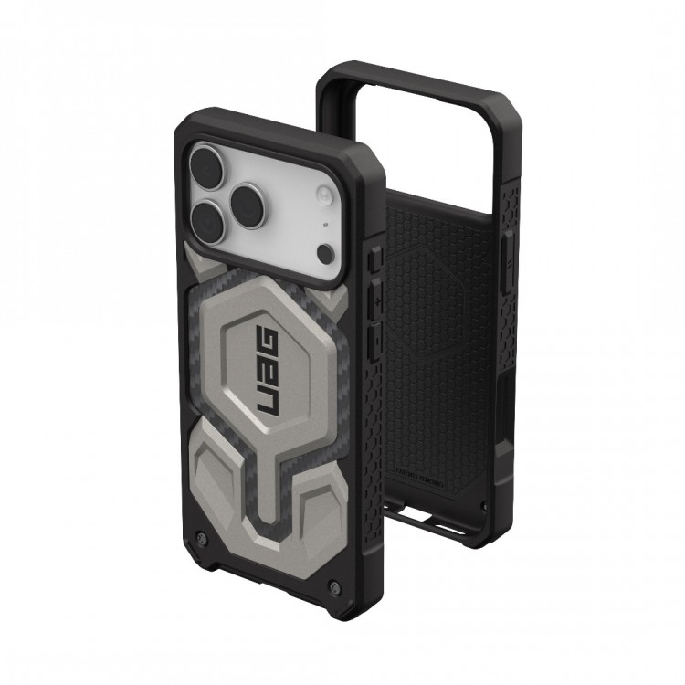Θήκη UAG MONARCH Pro MagSafe για Apple iPhone 17 Pro 6.3 2025 - Titanium ΜΑΥΡΟ - 114513113636