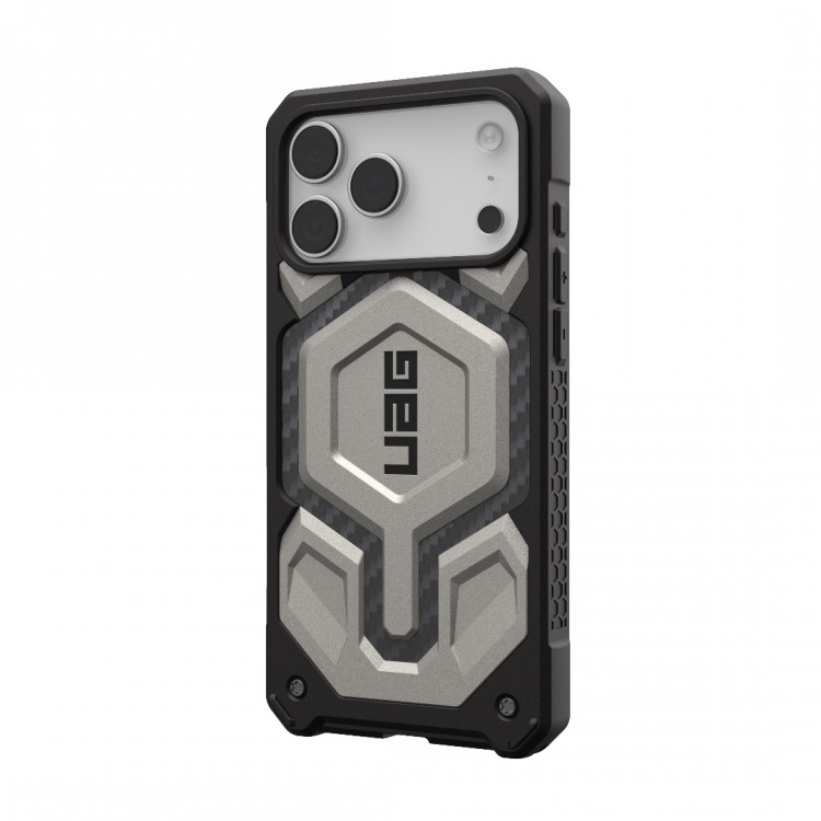 Θήκη UAG MONARCH Pro MagSafe για Apple iPhone 17 Pro 6.3 2025 - Titanium ΜΑΥΡΟ - 114513113636