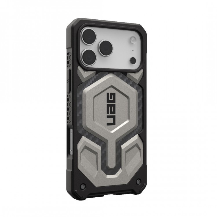 Θήκη UAG MONARCH Pro MagSafe για Apple iPhone 17 Pro 6.3 2025 - Titanium ΜΑΥΡΟ - 114513113636