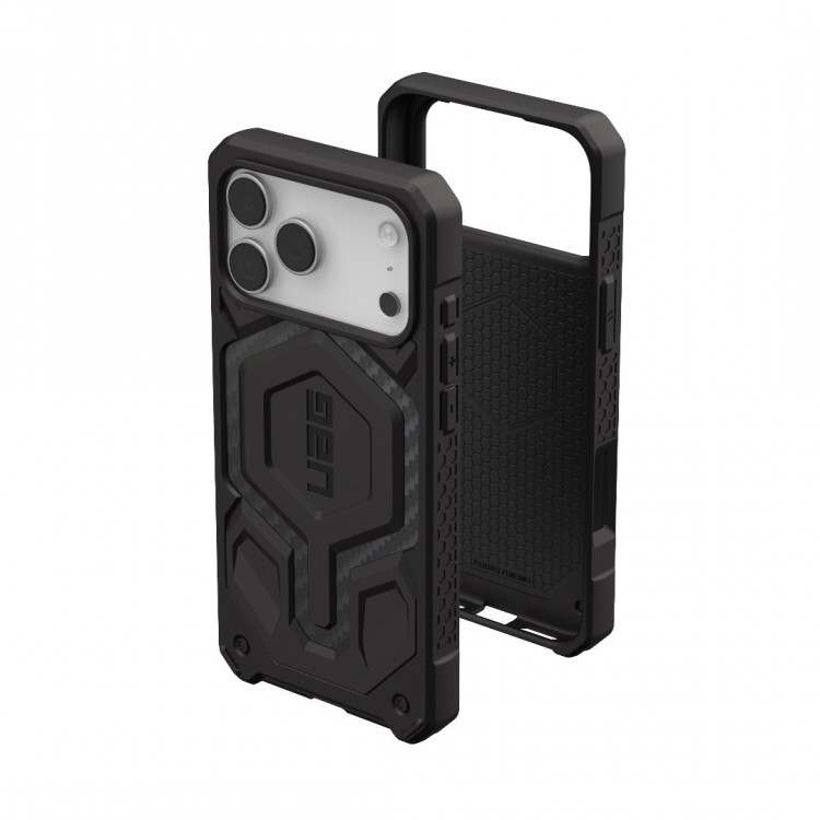 Θήκη UAG MONARCH Pro MagSafe για Apple iPhone 17 Pro MAX 6.9 5G 2025 - Carbon Fiber ΜΑΥΡΟ - 114514114242