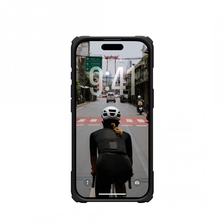 Θήκη UAG Plasma XTE MAGSAFE MS Kickstand με ενσωματωμένη βάση για APPLE iPhone 17 6.3 5G 2025 - ΜΑΥΡΟ/Pop ΠΟΡΤΟΚΑΛΙ - 114526114097