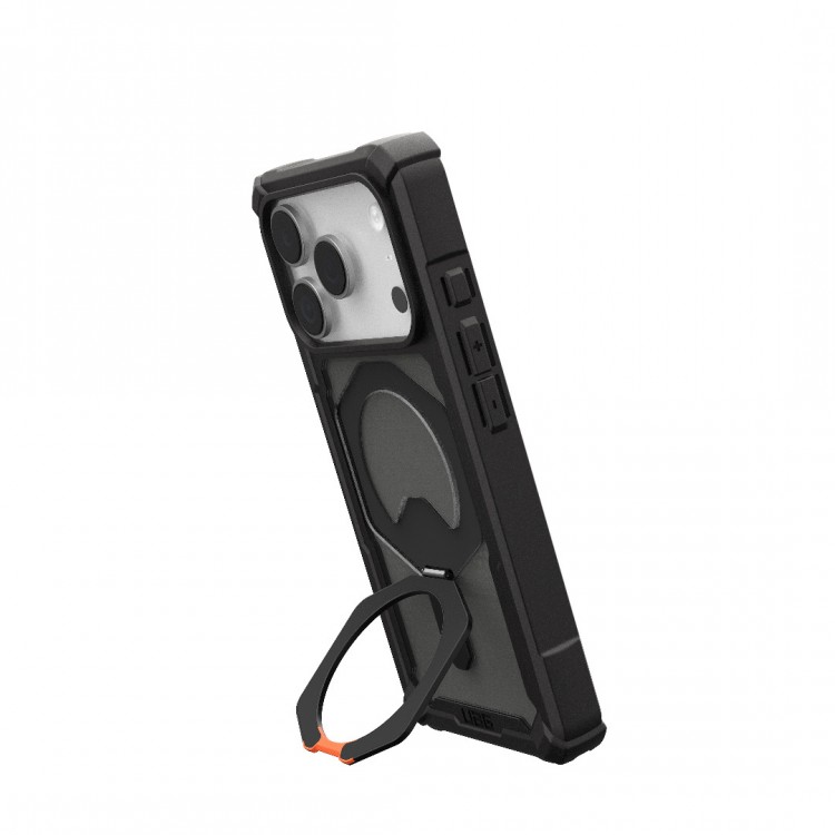 Θήκη UAG Plasma XTE MAGSAFE MS Kickstand με ενσωματωμένη βάση για APPLE iPhone 17 Pro 6.3 2025 - ΜΑΥΡΟ/Pop ΠΟΡΤΟΚΑΛΙ - 114527114097