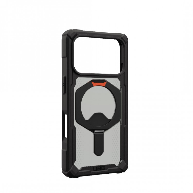 Θήκη UAG Plasma XTE MAGSAFE MS Kickstand με ενσωματωμένη βάση για APPLE iPhone 17 Pro 6.3 2025 - ΜΑΥΡΟ/Pop ΠΟΡΤΟΚΑΛΙ - 114527114097