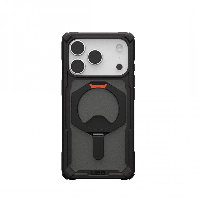 Θήκη UAG Plasma XTE MAGSAFE MS Kickstand με ενσωματωμένη βάση για APPLE iPhone 17 Pro 6.3 2025 - ΜΑΥΡΟ/Pop ΠΟΡΤΟΚΑΛΙ - 114527114097