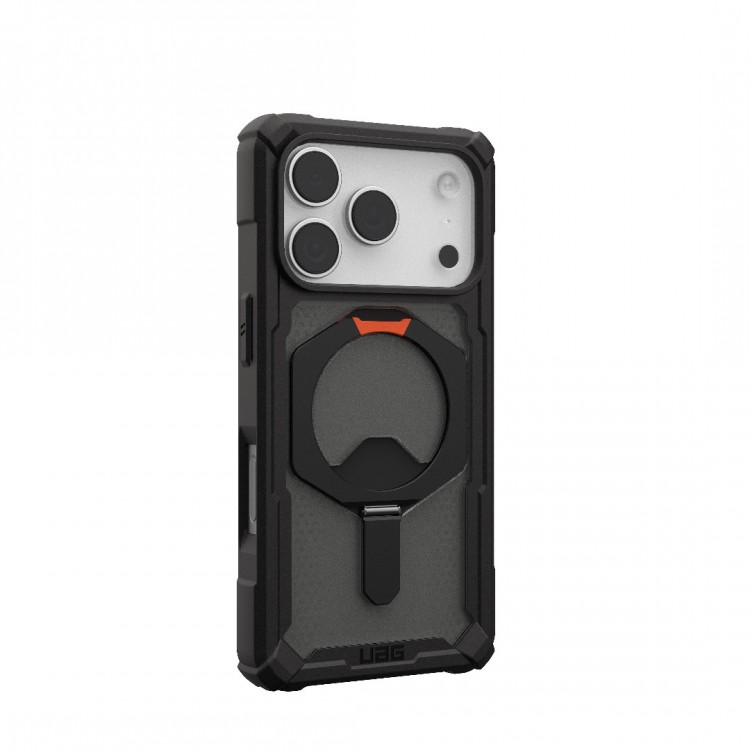 Θήκη UAG Plasma XTE MAGSAFE MS Kickstand με ενσωματωμένη βάση για APPLE iPhone 17 Pro 6.3 2025 - ΜΑΥΡΟ/Pop ΠΟΡΤΟΚΑΛΙ - 114527114097
