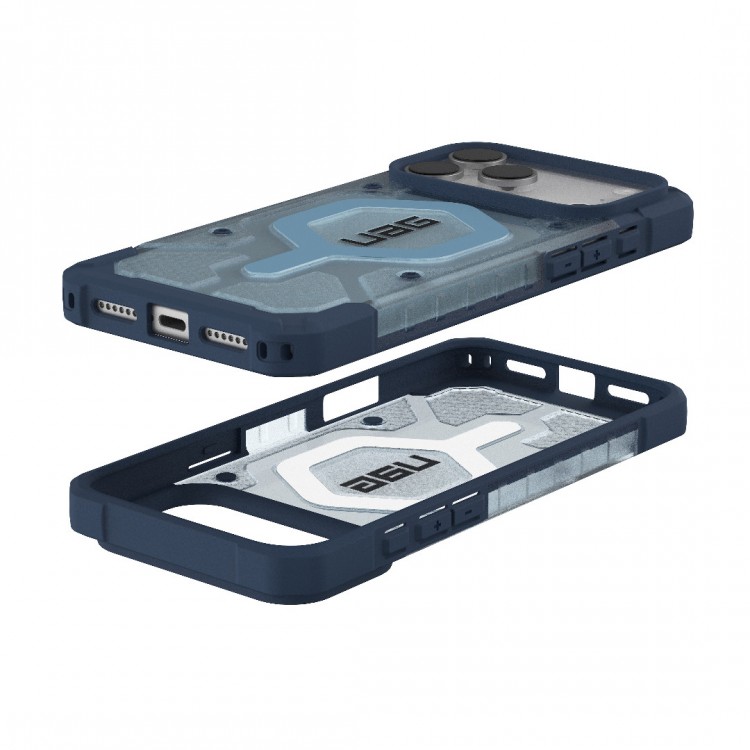 Θήκη UAG Pathfinder MagSafe για Apple iPhone 17 PRO MAX 6.9 2025 , με Lanyard - ΜΠΛΕ ΔΙΑΦΑΝΟ - 1145521BV03