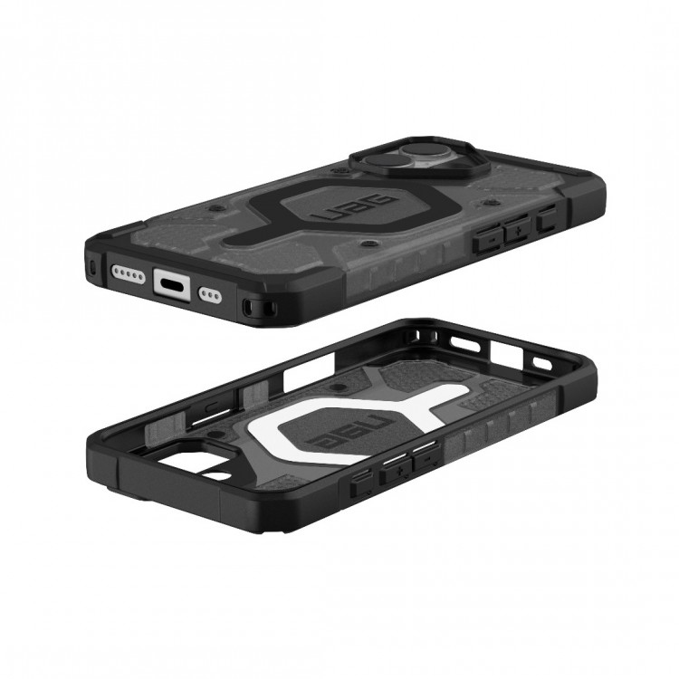 Θήκη UAG Pathfinder MS MagSafe για Apple iPhone 17 6.3 2025 -  ΔΙΑΦΑΝΟ ΓΚΡΙ/ΜΑΥΡΟ - 114553113140