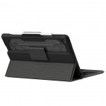 Case UAG Rugged FOLIO Πληκτρολόγιο Bluetooth με Trackpad για Apple iPad 10.2 2019/2020/2021 - ΜΑΥΡΟ - UK English - 124001114031