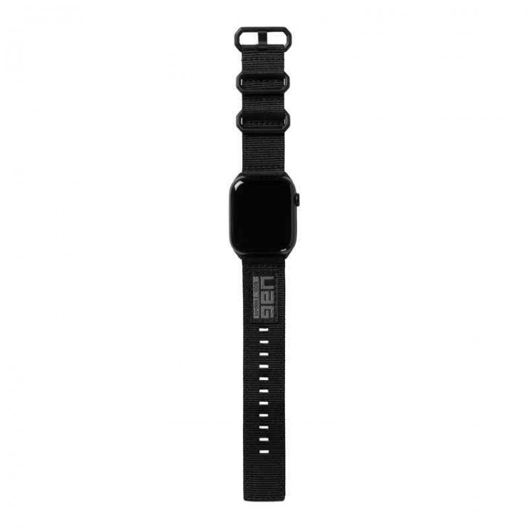 UAG Nato Strap για Apple Watch Ultra (49mm)/8/7 (45mm)/SE 2022/6/SE/5/4 (44mm)/3/2/1 (42mm) - ΓΡΑΦΙΤΗΣ - 194001114032