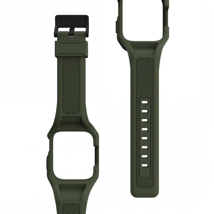 UAG Scout+ Θήκη & λουράκι για Apple Watch Series 9/8/7 45mm - ΠΡΑΣΙΝΟ ΧΑΚΙ - 194153117272
