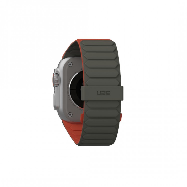 UAG Pathfinder Reversible Μαγνητικό Band SERIES για Apple Watch SERIES - 49mm-46mm-45mm-44mm-42mm - ΠΡΑΣΙΝΟ/Rust ΚΟΚΚΙΝΟ - 194161117291