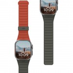 UAG Pathfinder Reversible Μαγνητικό Band SERIES για Apple Watch SERIES - 49mm-46mm-45mm-44mm-42mm - ΠΡΑΣΙΝΟ/Rust ΚΟΚΚΙΝΟ - 194161117291