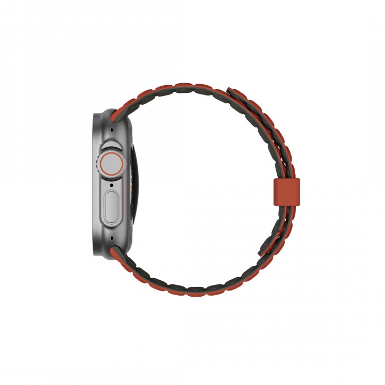 UAG Pathfinder Reversible Μαγνητικό Band SERIES για Apple Watch SERIES - 49mm-46mm-45mm-44mm-42mm - ΠΡΑΣΙΝΟ/Rust ΚΟΚΚΙΝΟ - 194161117291