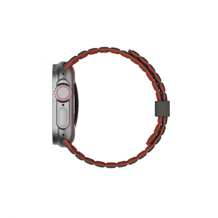 UAG Pathfinder Reversible Μαγνητικό Band SERIES για Apple Watch SERIES - 49mm-46mm-45mm-44mm-42mm - ΠΡΑΣΙΝΟ/Rust ΚΟΚΚΙΝΟ - 194161117291