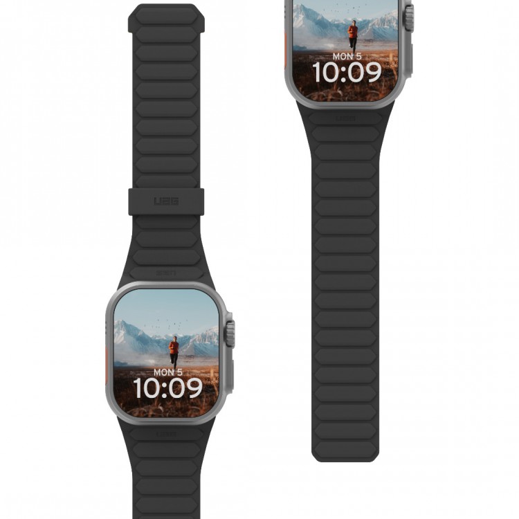 UAG Pathfinder Reversible Μαγνητικό Band SERIES για Apple Watch SERIES - 49mm-46mm-45mm-44mm-42mm - Heritage ΚΙΤΡΙΝΟ/ΜΑΥΡΟ - 194161118240