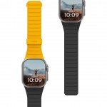 UAG Pathfinder Reversible Μαγνητικό Band SERIES για Apple Watch SERIES - 49mm-46mm-45mm-44mm-42mm - Heritage ΚΙΤΡΙΝΟ/ΜΑΥΡΟ - 194161118240