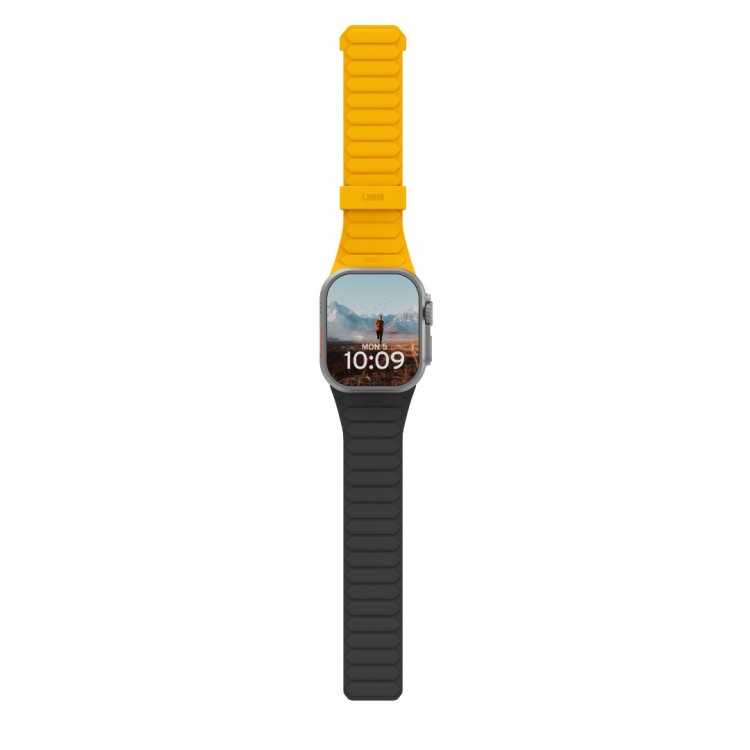 UAG Pathfinder Reversible Μαγνητικό Band SERIES για Apple Watch SERIES - 49mm-46mm-45mm-44mm-42mm - Heritage ΚΙΤΡΙΝΟ/ΜΑΥΡΟ - 194161118240