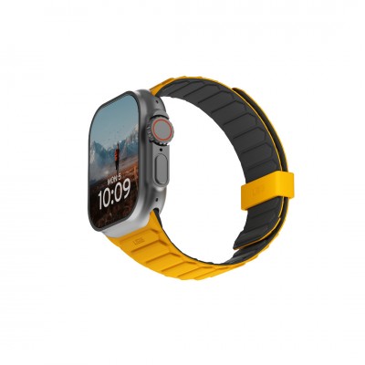 UAG Pathfinder Reversible Μαγνητικό Band SERIES για Apple Watch SERIES - 49mm-46mm-45mm-44mm-42mm - Heritage ΚΙΤΡΙΝΟ/ΜΑΥΡΟ - 194161118240