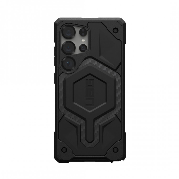 Θήκη UAG MONARCH Pro Magnet MAGSAFE για Samsung Galaxy S25 Ultra 2025 5G - Carbon Fiber ΜΑΥΡΟ - 214461114242