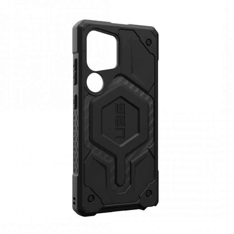 Θήκη UAG MONARCH Pro Magnet MAGSAFE για Samsung Galaxy S25 Ultra 2025 5G - Carbon Fiber ΜΑΥΡΟ - 214461114242