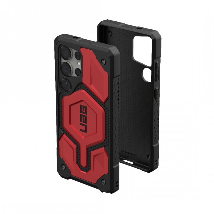 Θήκη UAG MONARCH Pro Magnet MAGSAFE για Samsung Galaxy S25 Ultra 2025 5G - Crimson KOKKINO - 214461119494