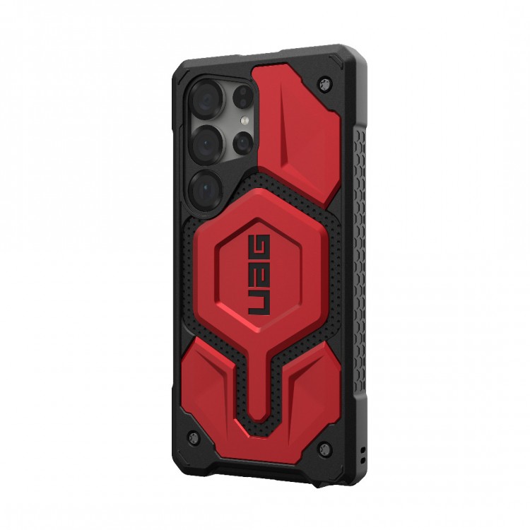 Θήκη UAG MONARCH Pro Magnet MAGSAFE για Samsung Galaxy S25 Ultra 2025 5G - Crimson KOKKINO - 214461119494