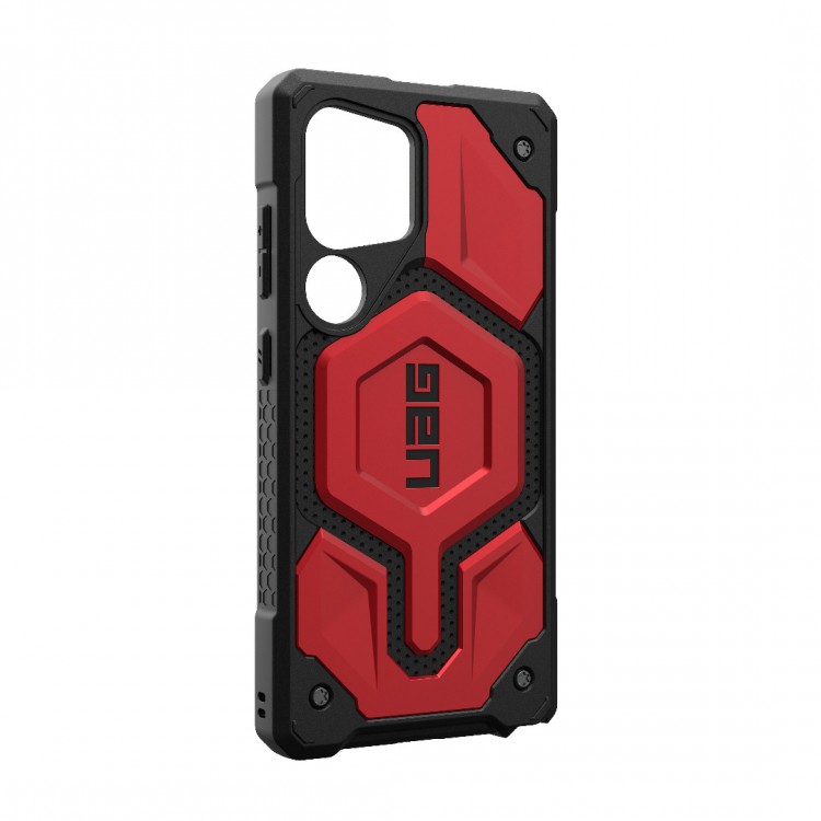 Θήκη UAG MONARCH Pro Magnet MAGSAFE για Samsung Galaxy S25 Ultra 2025 5G - Crimson KOKKINO - 214461119494