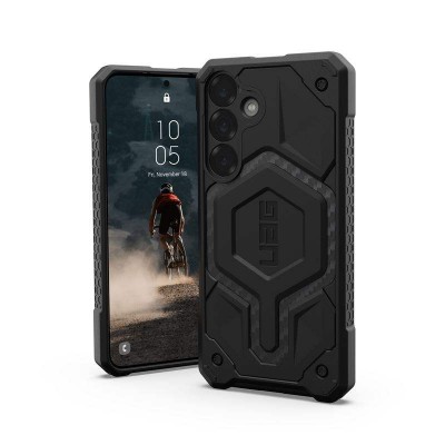 Θήκη UAG MONARCH Pro Magnet MAGSAFE για Samsung Galaxy S25+ PLUS 2025 5G - carbon fiber ΜΑΥΡΟ - 214462114242