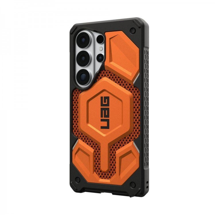 Θήκη UAG MONARCH Pro Magnet MAGSAFE για Samsung Galaxy S26 Ultra 2026 5G - Kevlar Burnt ΠΟΡΤΟΚΑΛΙ - 214513113997