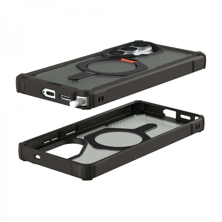 Θήκη UAG Plasma XTE MagSAFE με Μαγνητικό δακτύλιο, ενσωματωμένη βάση για Samsung Galaxy S26 Ultra 5G 2026 - ΜΑΥΡΟ/ΓΚΡΙ ΠΟΡΤΟΚΑΛΙ - 214522114097