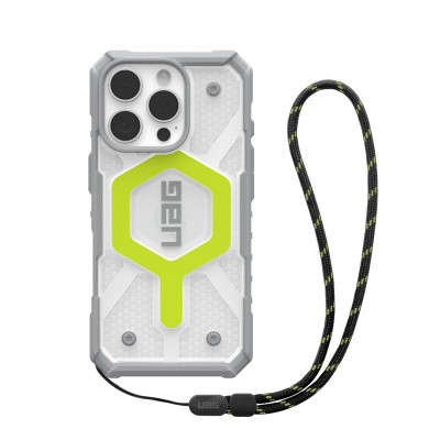 Θήκη UAG pathfinder Clear MagSafe για Apple iPhone 16 PRO MAX 6.7 2024 , με Lanyard - Active Neon - 1144651BV01