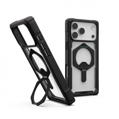 Θήκη UAG Plasma XTE MAGSAFE MS Kickstand με ενσωματωμένη βάση για APPLE iPhone 17 Pro Max 6.9 2025 - ΜΑΥΡΟ/ΔΙΑΦΑΝΟ - 11452811404G