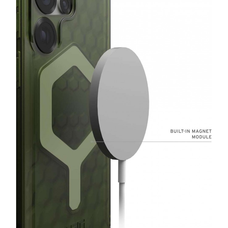 Θήκη UAG Essential Armor MAGSAFE για Samsung Galaxy S25 Ultra 5G 2025 - ΠΡΑΣΙΝΟ ΧΑΚΙ - 214492117272