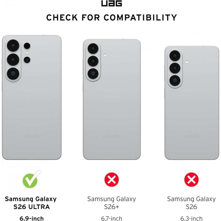 Θήκη UAG Essential Armor MAGSAFE για Samsung Galaxy S26 Ultra 5G 2026 - ΜΑΥΡΟ - 214532114040