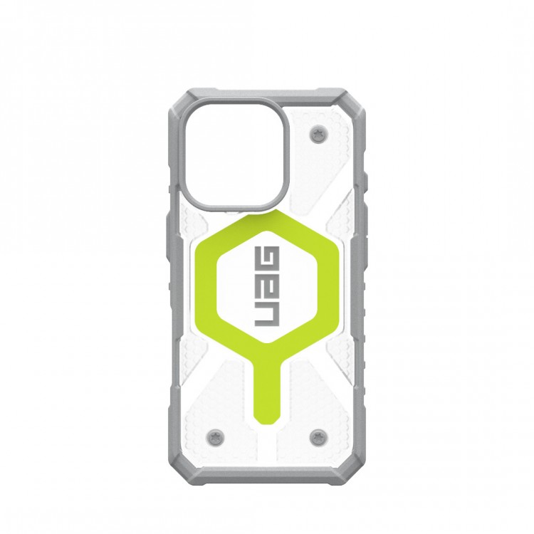 Θήκη UAG pathfinder Clear MagSafe για Apple iPhone 16 PRO 6.3 2024 , με Lanyard - Active Neon - 1144641BV01