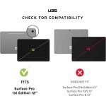 Θήκη UAG PLASMA SHELL με Χειρολαβή & ιμάντα ώμου για MICROSOFT Surface Pro 12" (1st - 2025) - Ice ΔΙΑΦΑΝΟ / ΜΑΥΡΟ - 324023114340