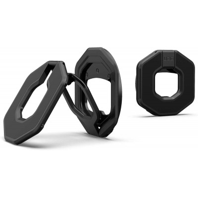 UAG Universal Monarch Mag2 Dual Μαγνητικό μεταλλικό δακτυλίδι/ Βάση 360 για Μανητικές θήκες / Smartphones - ΜΑΥΡΟ - 964446114040