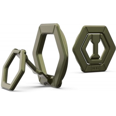 UAG Universal Μαγνητικό μεταλλικό δακτυλίδι/ Βάση 360 για Μανητικές θήκες / Smartphones - ΧΑΚΙ ΠΡΑΣΙΝΟ Drap - 964443117272