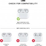 Θήκη UAG Plasma για Apple AirPods PRO 3 2025, Ασύρματη φόρτιση/Ένδειξη LED, αποσπώμενο Carabiner Hook - ΜΑΥΡΟ - 104132114040